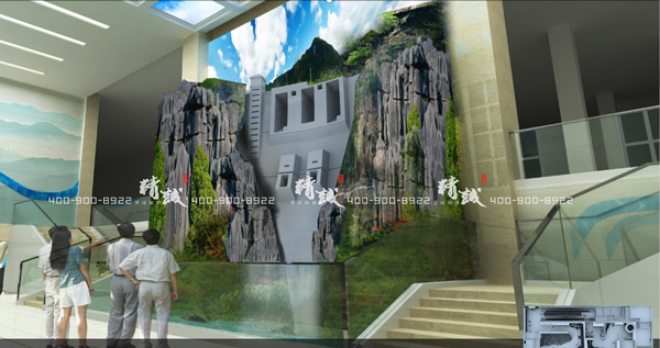 引漢濟渭展廳設計效果圖 引漢濟渭展廳設計效果圖