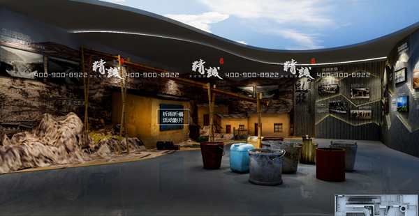 引漢濟渭展廳設計效果圖 引漢濟渭展廳設計效果圖