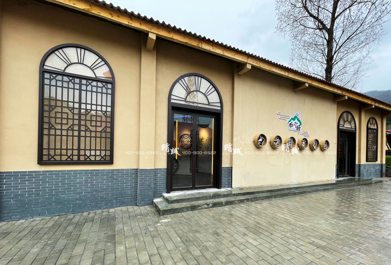 太白白云驛展廳設(shè)計施工案例展示|農(nóng)村電子商務(wù)展廳