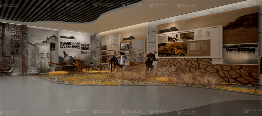 水系工程展廳設計-引漢濟渭實驗基地展廳 水系工程展廳設計-引漢濟渭實驗基地展廳