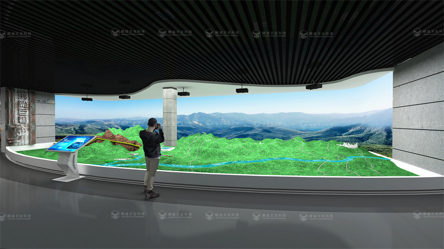 水系工程展廳設計-引漢濟渭實驗基地展廳 水系工程展廳設計-引漢濟渭實驗基地展廳