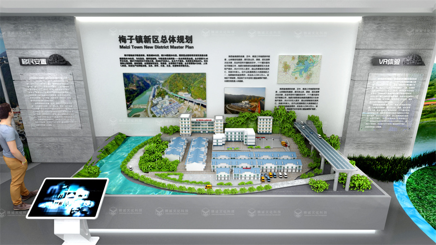 水系工程展廳設計-引漢濟渭實驗基地展廳 水系工程展廳設計-引漢濟渭實驗基地展廳